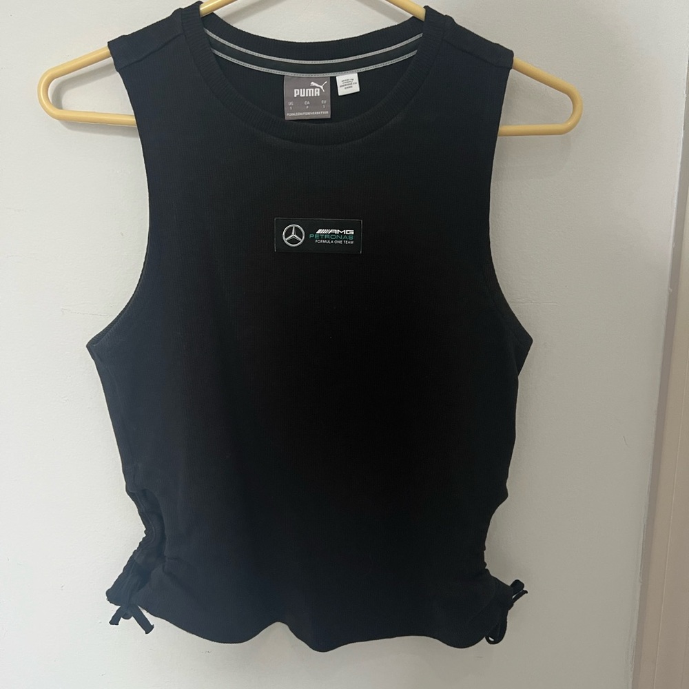 Mercedes AMG Petronas Women's Black Muscle Tee